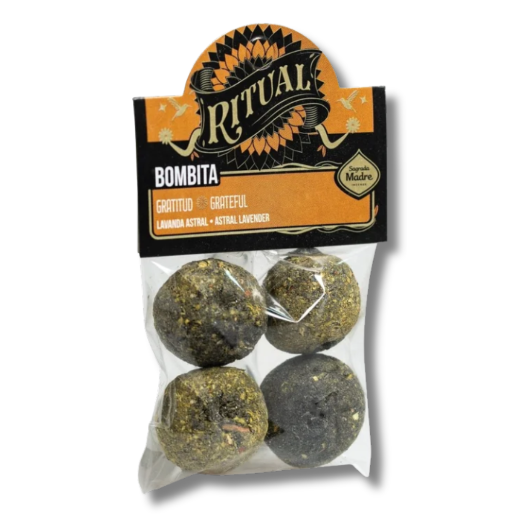BOMBITA RITUAL GRATITUD X4 - SAGRADA MADRE