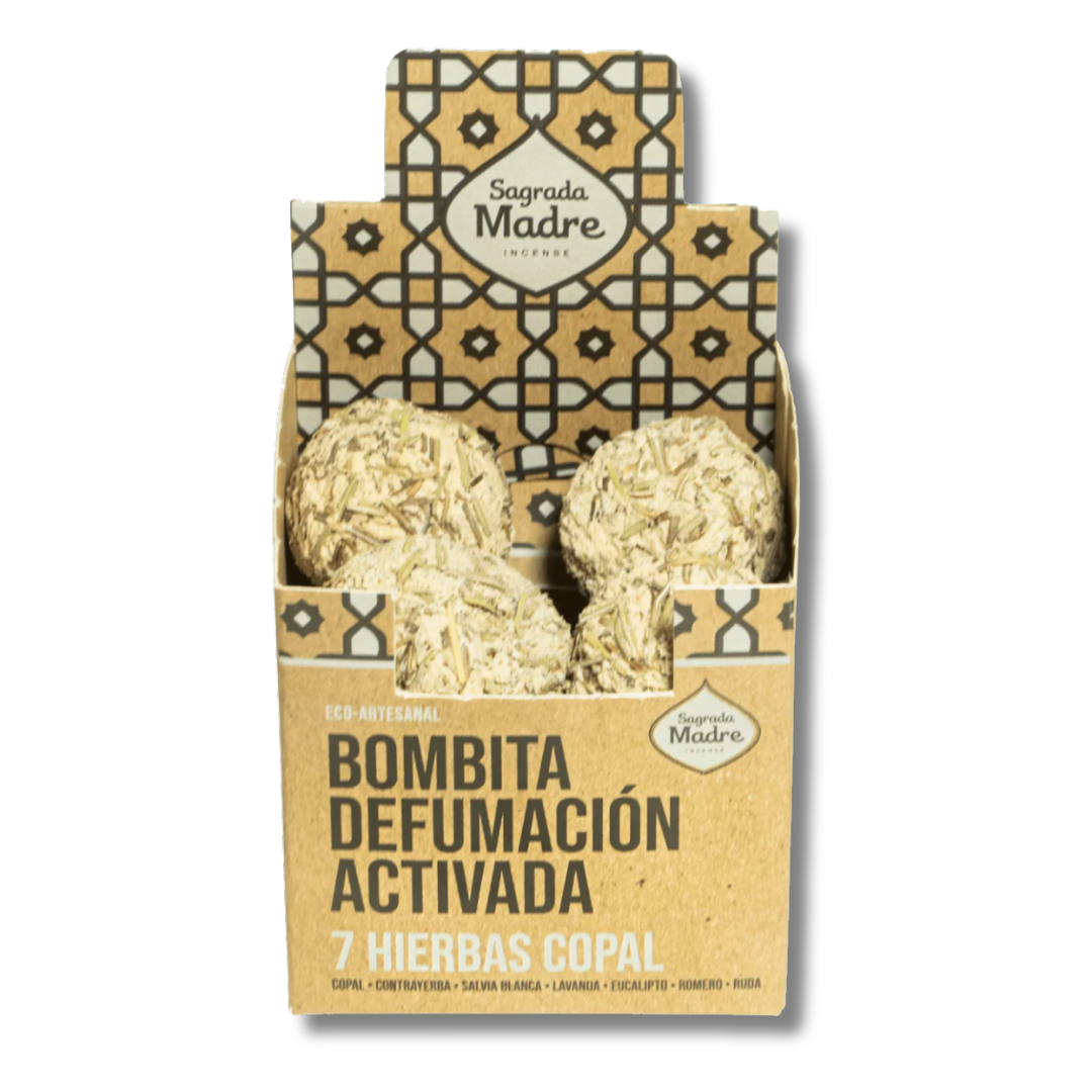 BOMBITA BOX 7 HIERBAS COPAL - SAGRADA MADRE