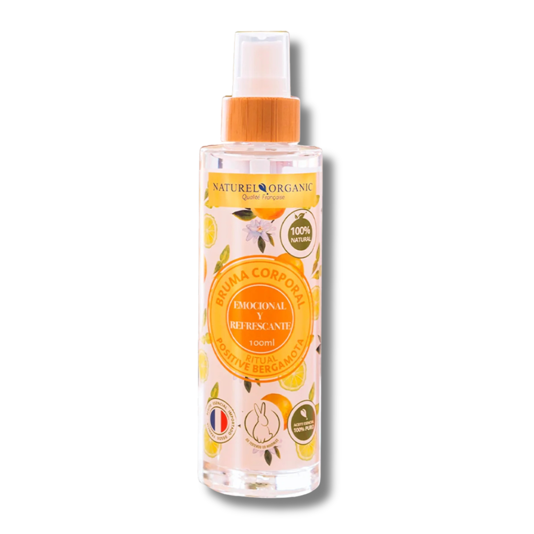 BRUMA CORPORAL EMOCIONAL POSITIVE BERGAMOTA - NATUREL ORGANIC 100ML