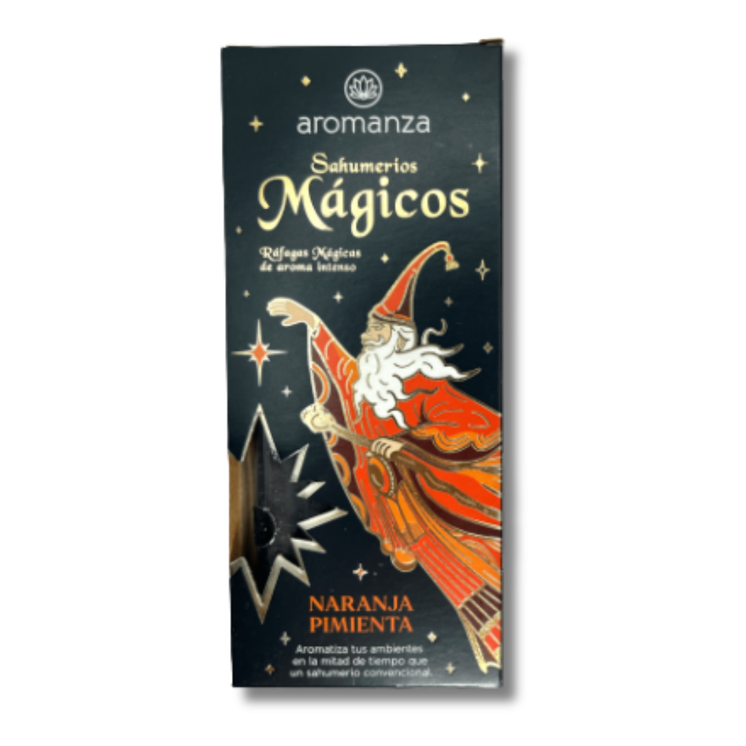 SAHUMERIOS MÁGICOS NARANJA PIMIENTA - AROMANZA