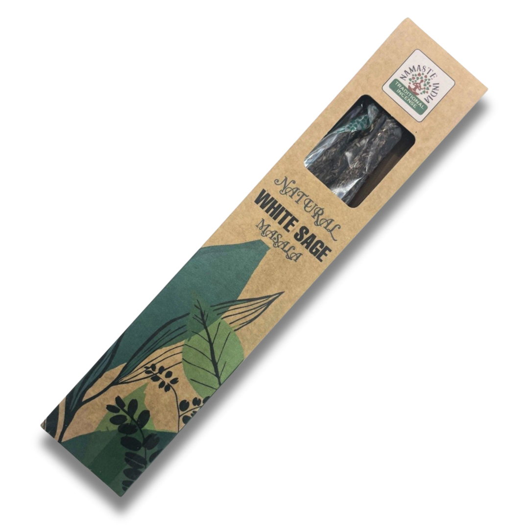INCIENSO NATURAL WHITE SAGE - NAMASTE INDIA