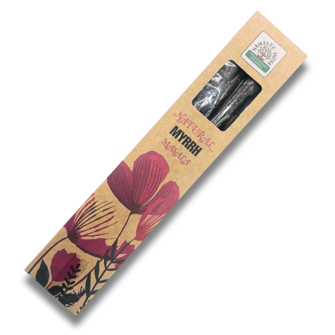 INCIENSO NATURAL MYRRH - NAMASTE INDIA