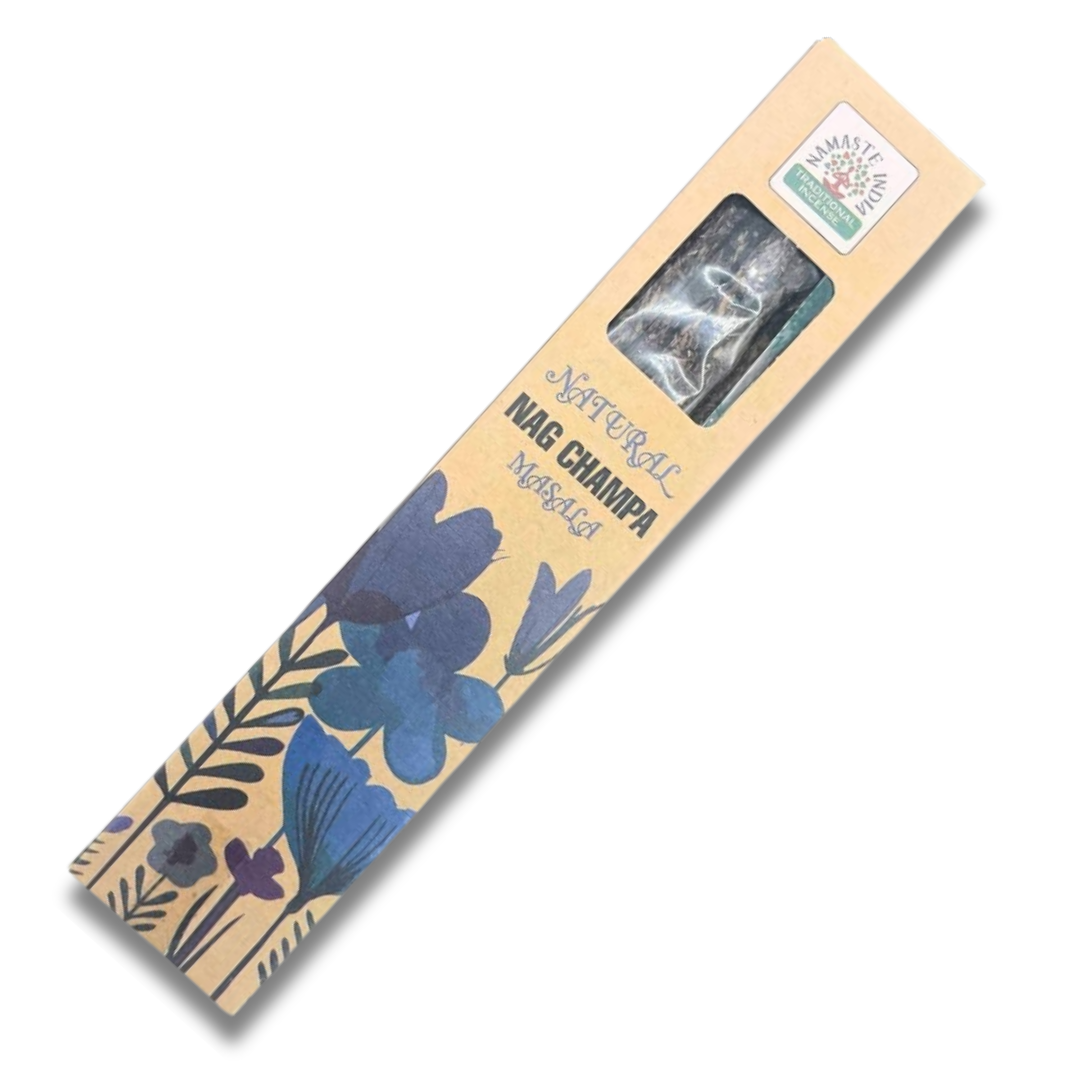INCIENSO NATURAL NAG CHAMPA - NAMASTE INDIA