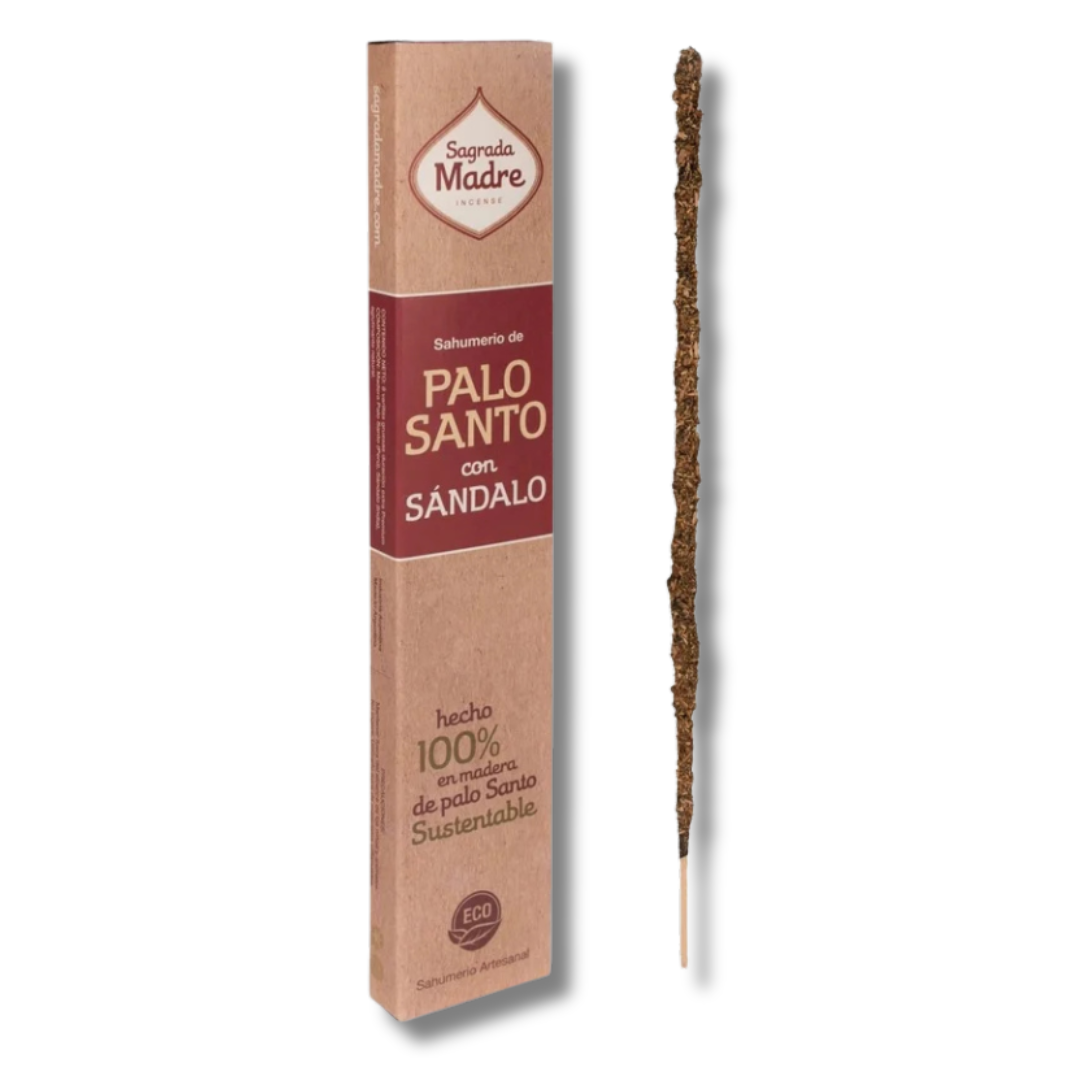 SAHUMERIO PALO SANTO CON SÁNDALO - SAGRADA MADRE
