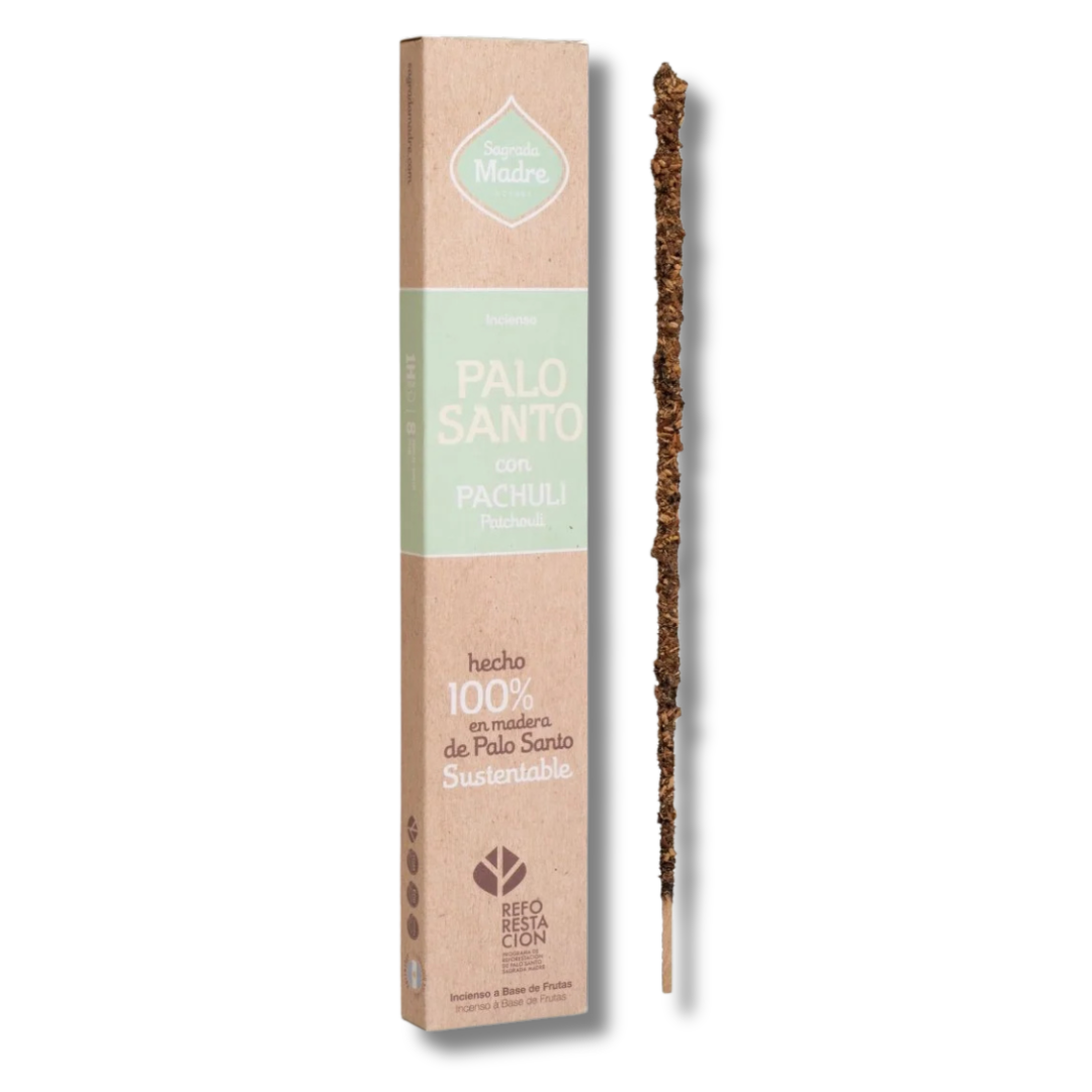 SAHUMERIO PALO SANTO CON PATCHOULI - SAGRADA MADRE