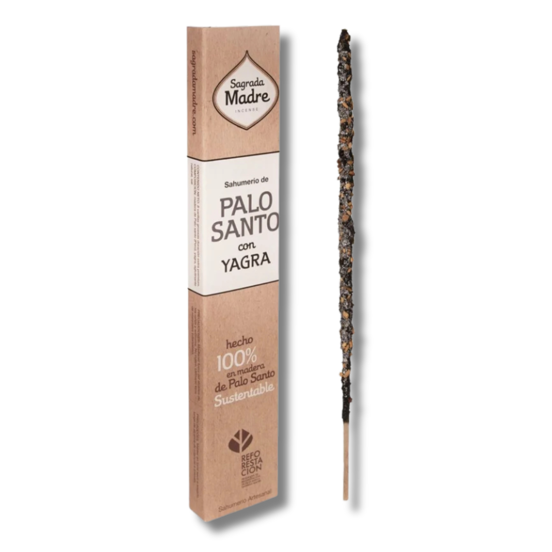 SAHUMERIO PALO SANTO CON YAGRA - SAGRADA MADRE