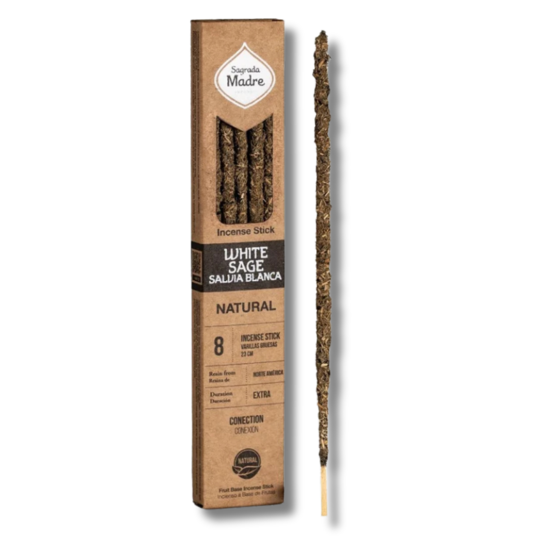 SAHUMERIO WHITE SAGE NATURAL - SAGRADA MADRE