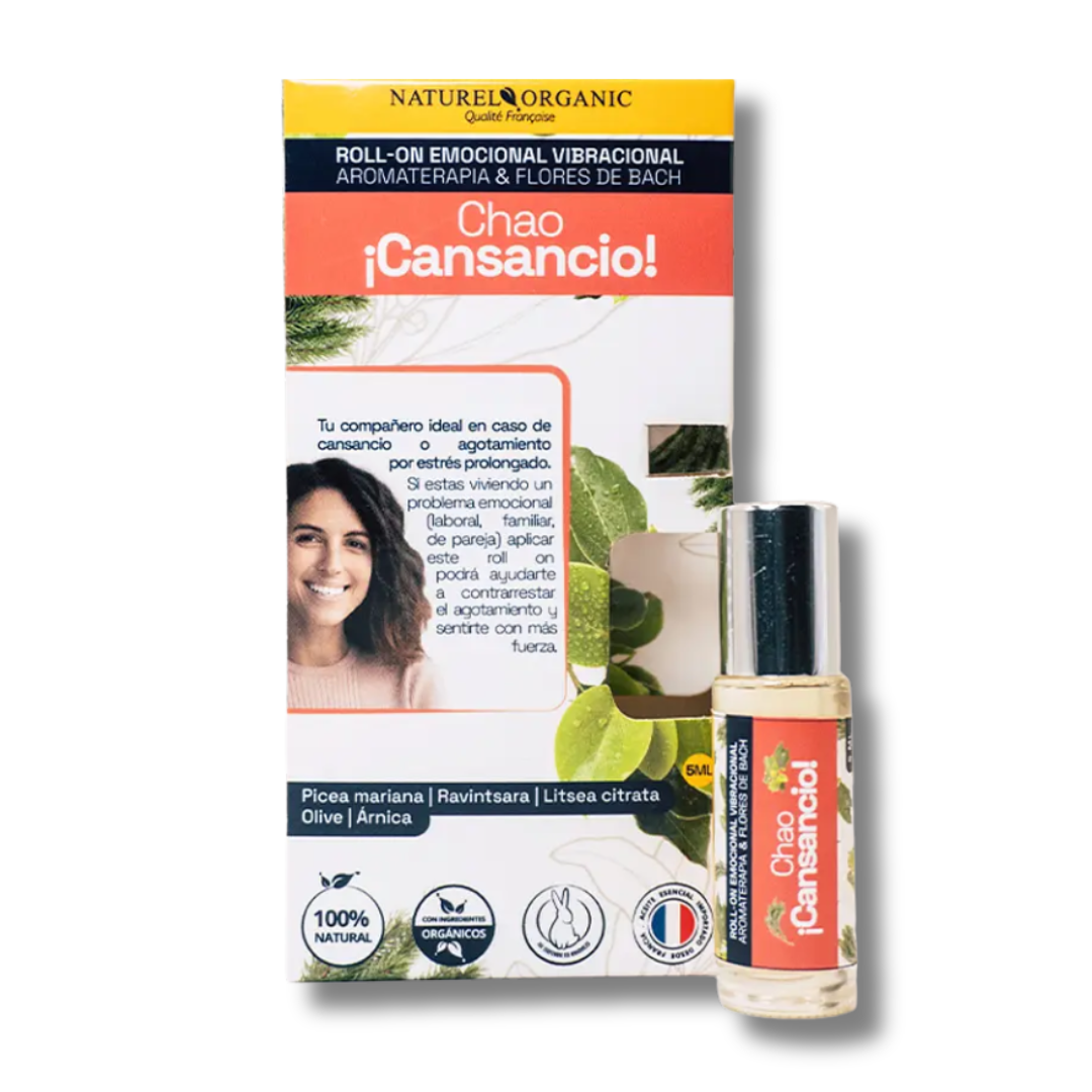 ROLL ON CHAO CANSANCIO - NATUREL ORGANIC 5ML