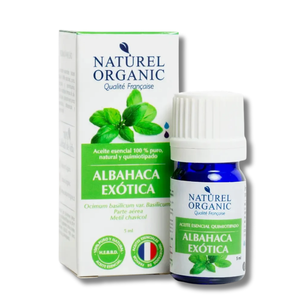 ACEITE ESENCIAL ALBAHACA EXÓTICA - NATUREL ORGANIC 5ML