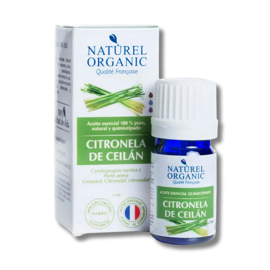 ACEITE ESENCIAL CITRONELA DE CEILÁN - NATUREL ORGANIC 5ML