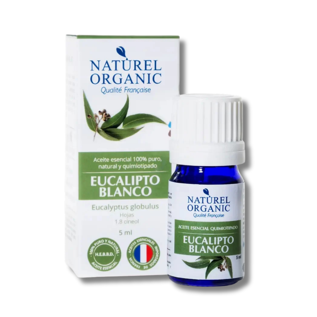 ACEITE ESENCIAL EUCALIPTO BLANCO - NATUREL ORGANIC 5ML