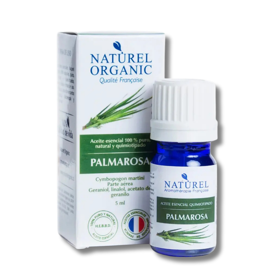 ACEITE ESENCIAL PALMAROSA - NATUREL ORGANIC 5ML