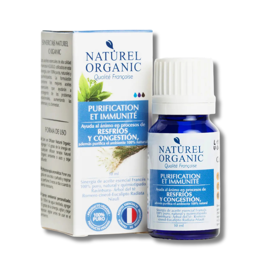 SINERGIA AROMATERAPIA PURIFICATION ET IMMUNITE - NATUREL ORGANIC 10ML