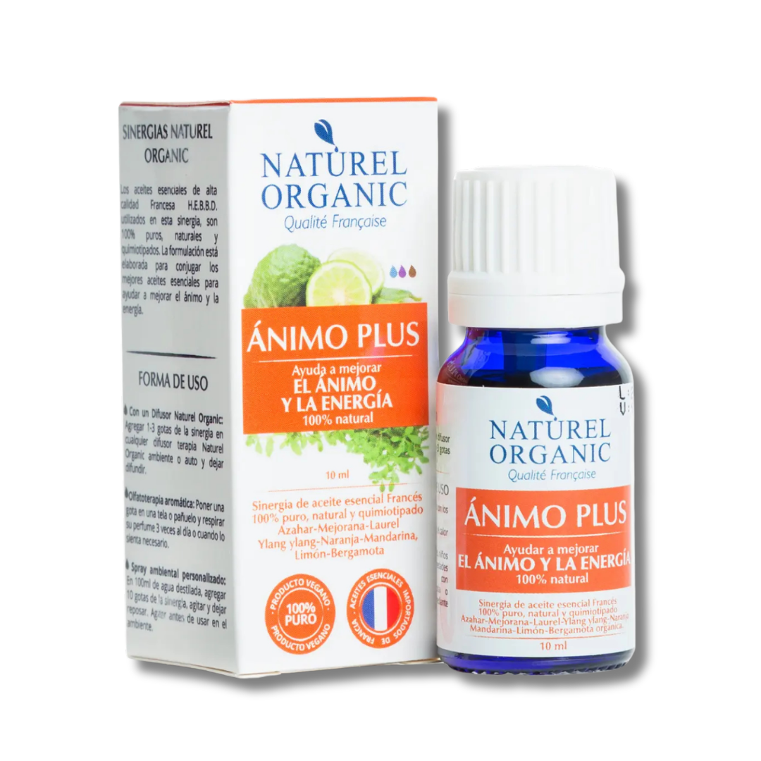 SINERGIA AROMATERAPIA ANIMO PLUS - NATUREL ORGANIC 10ML