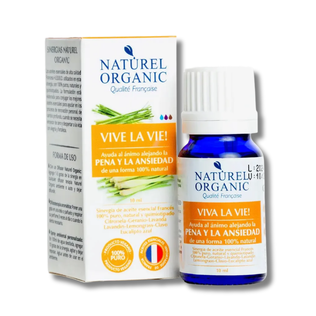 SINERGIA AROMATERAPIA VIVE LA VIE - NATUREL ORGANIC 10ML