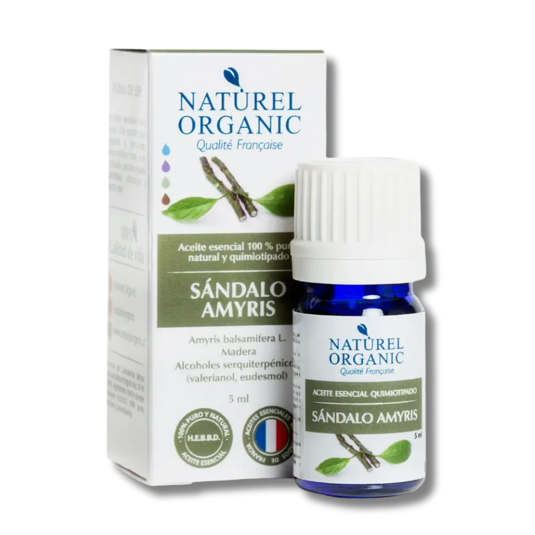 ACEITE ESENCIAL SANDALO AMYRIS - NATUREL ORGANIC 5ML