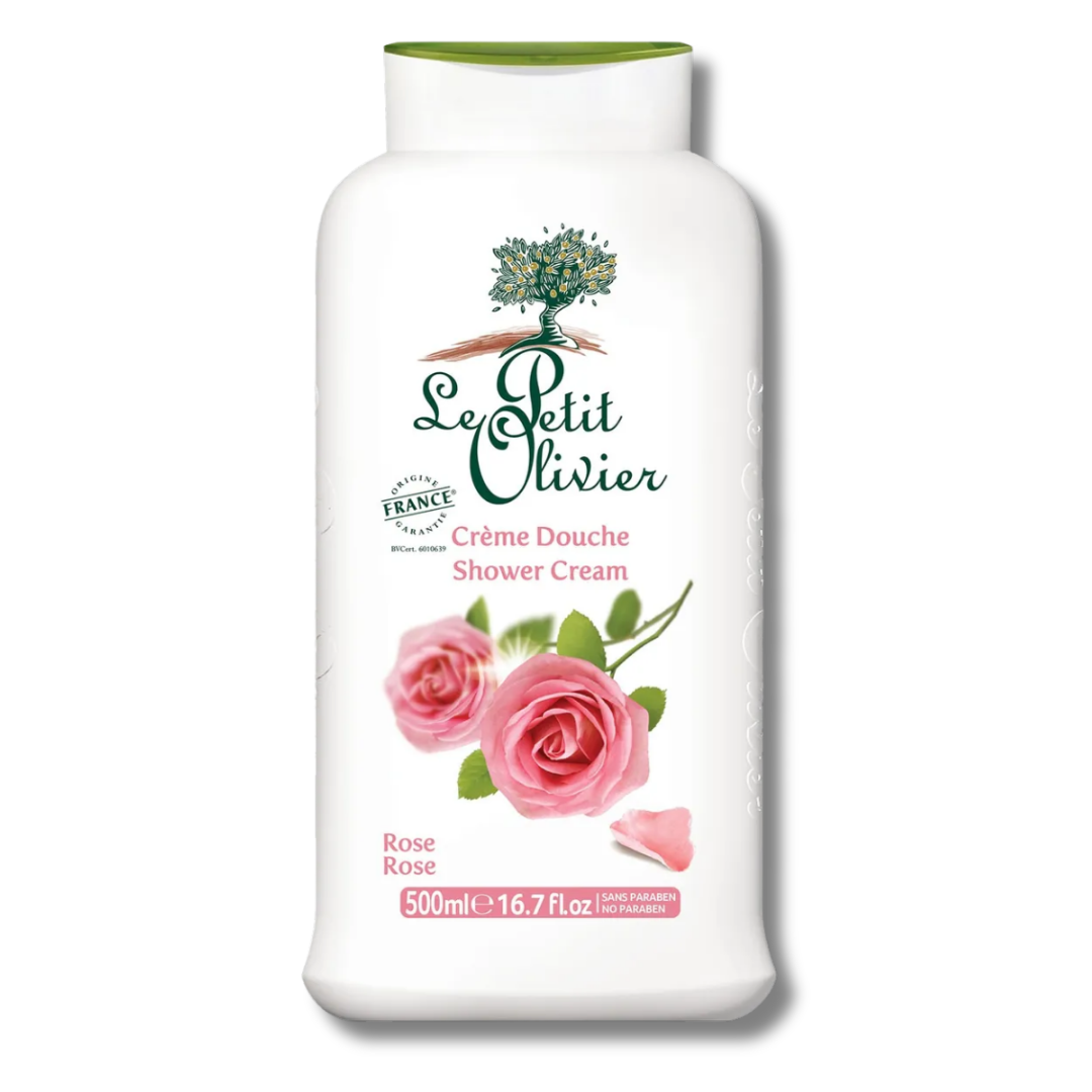 CREMA DUCHA ROSAS - LE PETIT OLIVIER 500ML