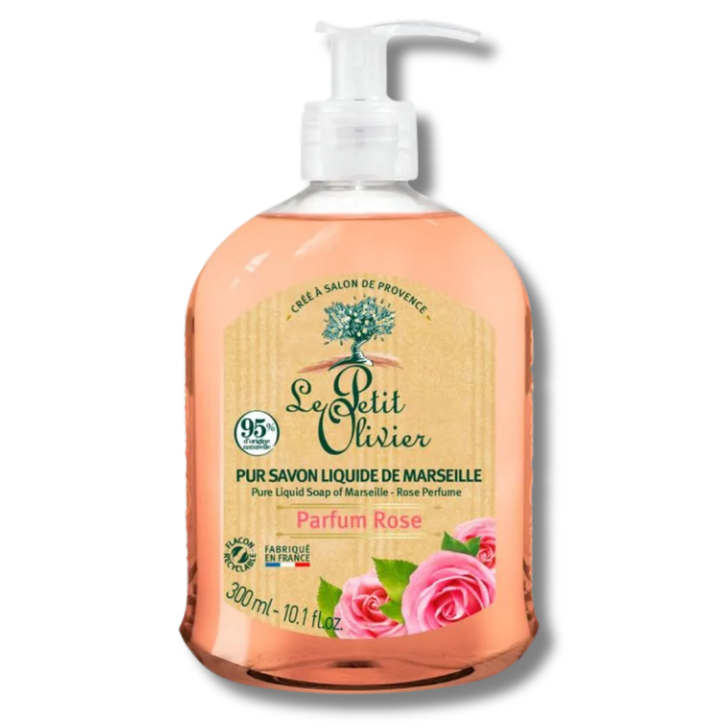 JABÓN LÍQUIDO DE MARSELLA ROSA - LE PETIT OLIVIER 300ML