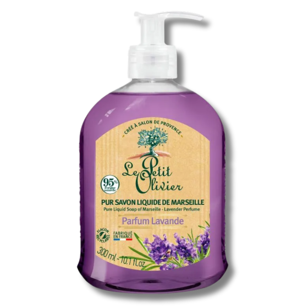 JABÓN LÍQUIDO DE MARSELLA LAVANDA - LE PETIT OLIVIER 300ML