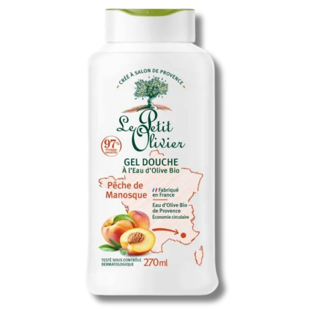 GEL DE DUCHA OLIVA DURAZNO - LE PETIT OLIVIER 270ML