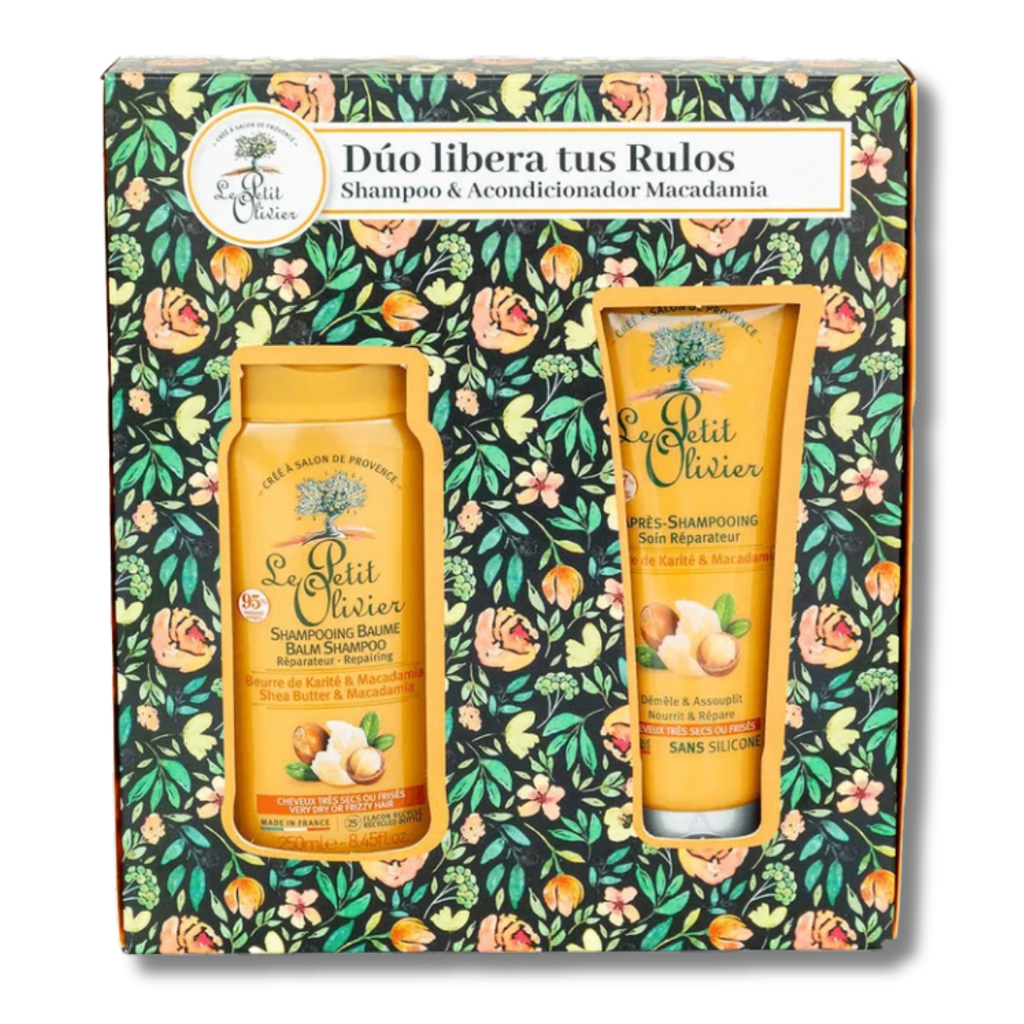 SET SHAMPOO Y ACONDICIONADOR CABELLO RIZADO - LE PETIT OLIVIER