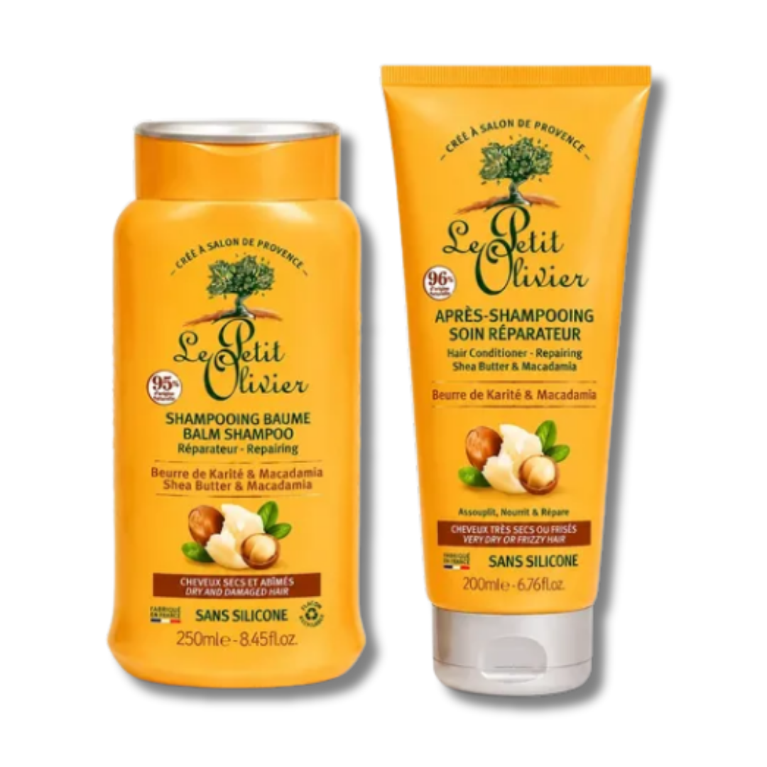 SET SHAMPOO Y ACONDICIONADOR CABELLO RIZADO - LE PETIT OLIVIER