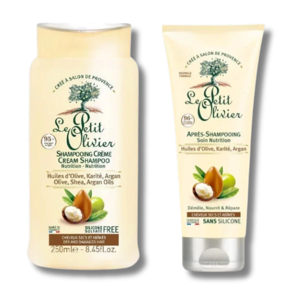 SET SHAMPOO Y ACONDICIONADOR CABELLO SECO - LE PETIT OLIVIER