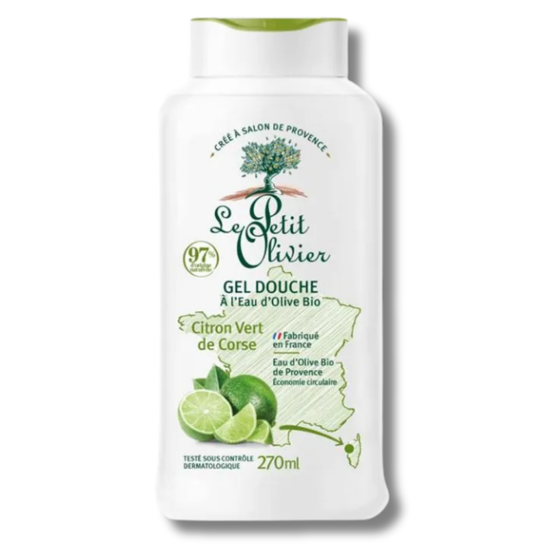 GEL DUCHA CITRON VERT DE CORSE - LE PETIT OLIVIER 270ML