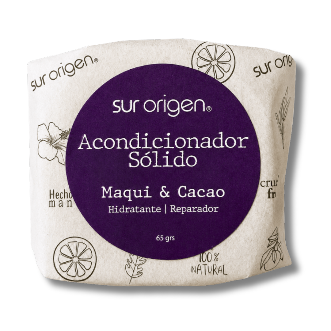 ACONDICIONADOR SÓLIDO MAQUI Y CACAO - SUR ORIGEN 65GRS