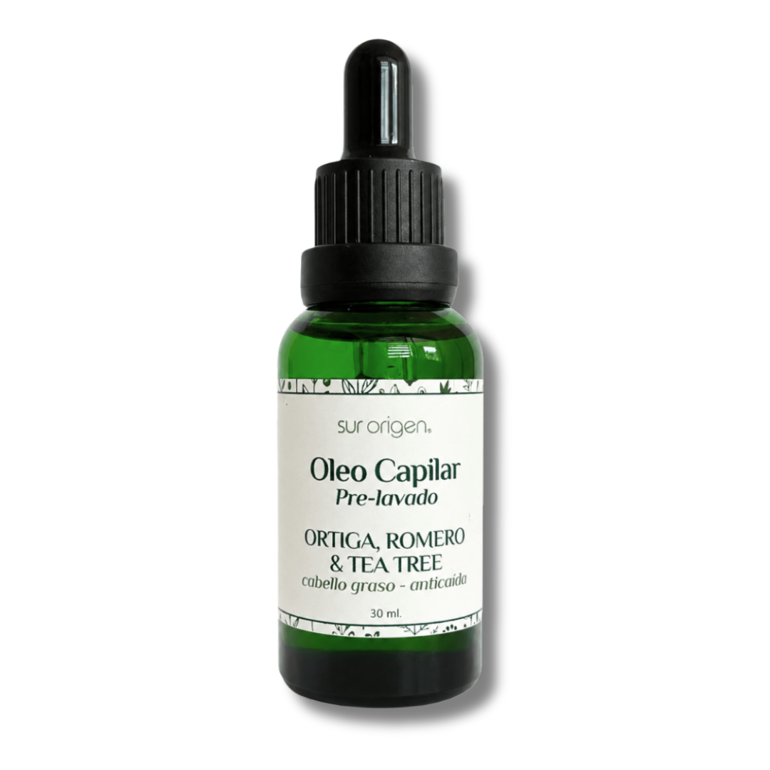 PRELAVADO OLEO CAPILAR ORTIGA, ROMERO Y TEA TREE - SUR ORIGEN 30ML