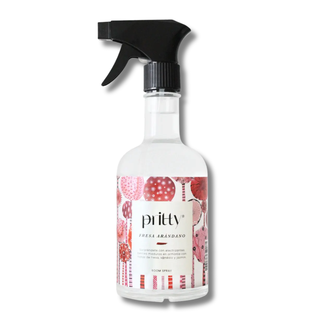 ROOM SPRAY FRESA ARÁNDANO - PRITTY DESIGN 375ML