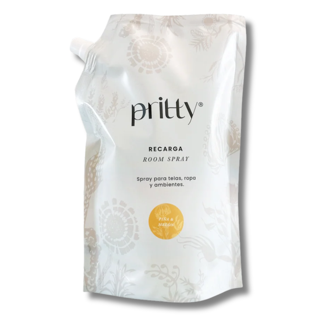 RECARGA ROOM SPRAY PIÑA MELON - PRITTY DESIGN 1000ML