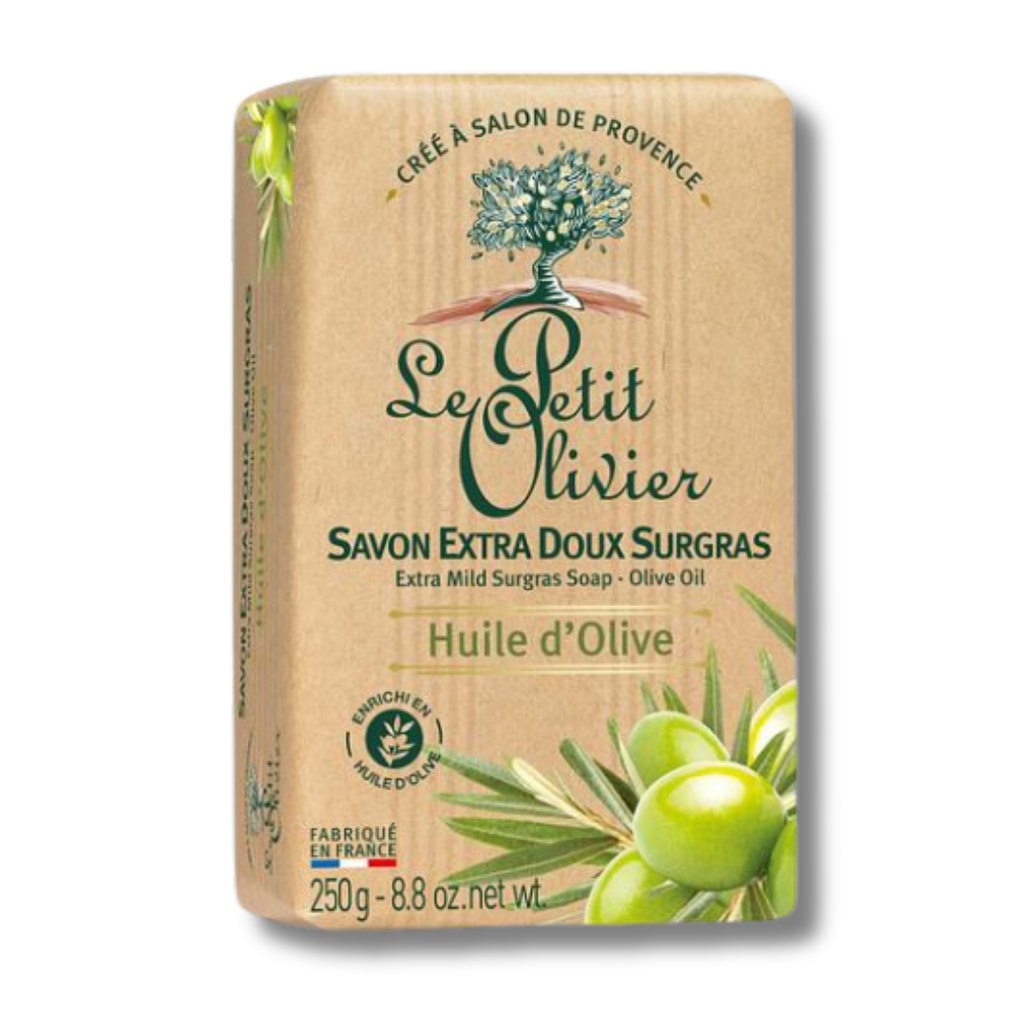 JABÓN EXTRA SUAVE ACEITE DE OLIVA - LE PETIT OLIVIER 250GRS