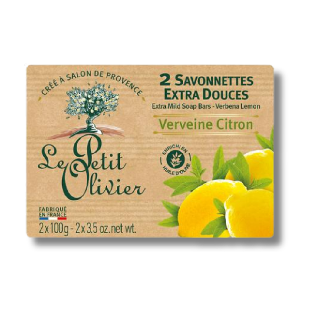 JABÓN EXTRA SUAVE VERBENA LIMÓN - LE PETIT OLIVIER 200GRS