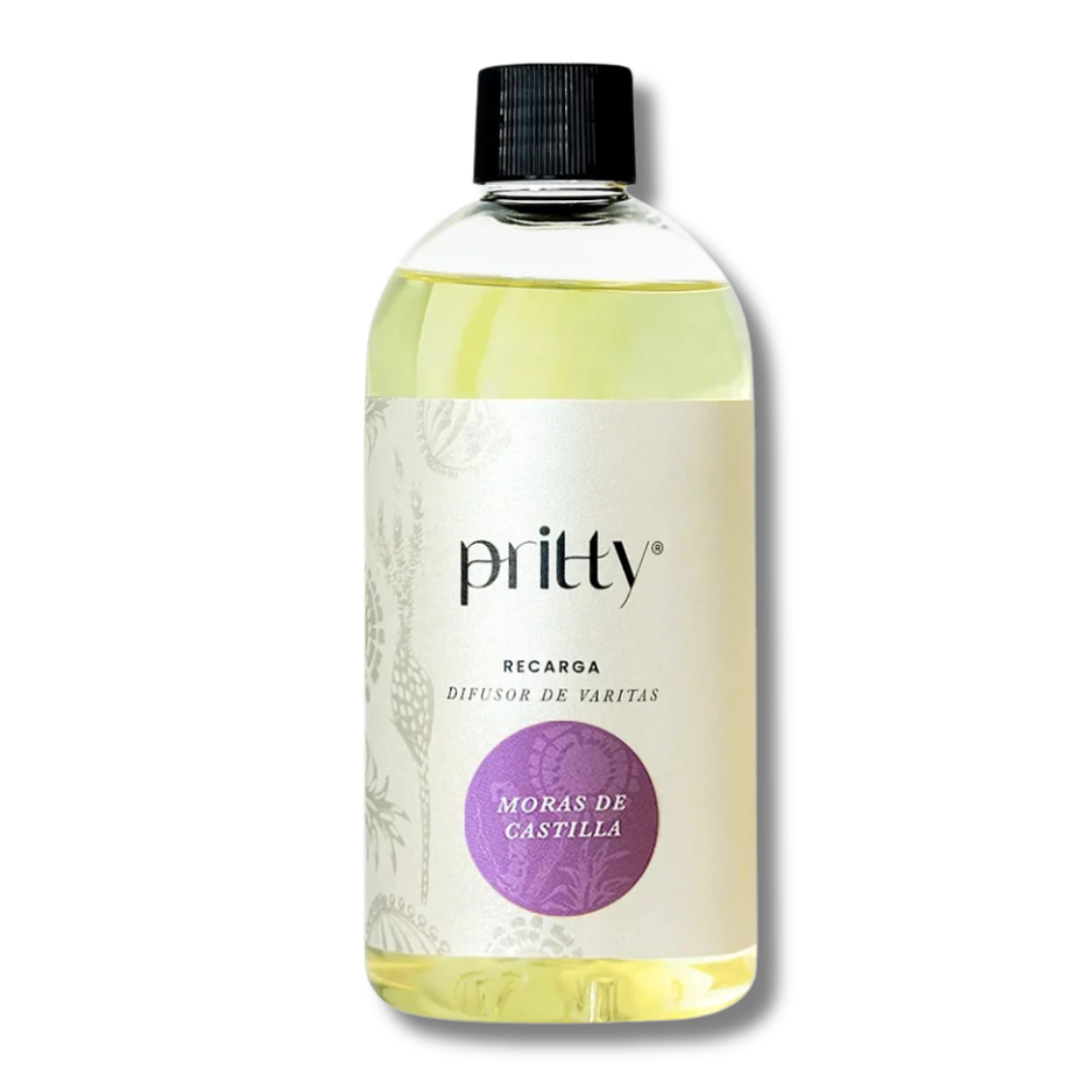RECARGA DIFUSOR DE VARILLAS MORAS DE CASTILLA - PRITTY DESIGN 300ML