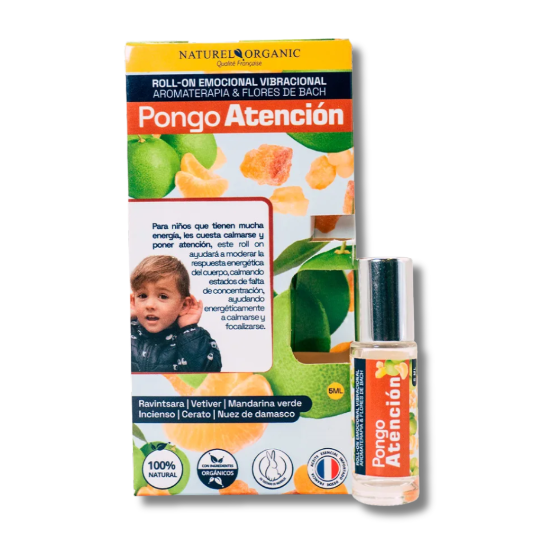 ROLL ON NIÑOS PONGO ATENCIÓN - NATUREL ORGANIC 5ML